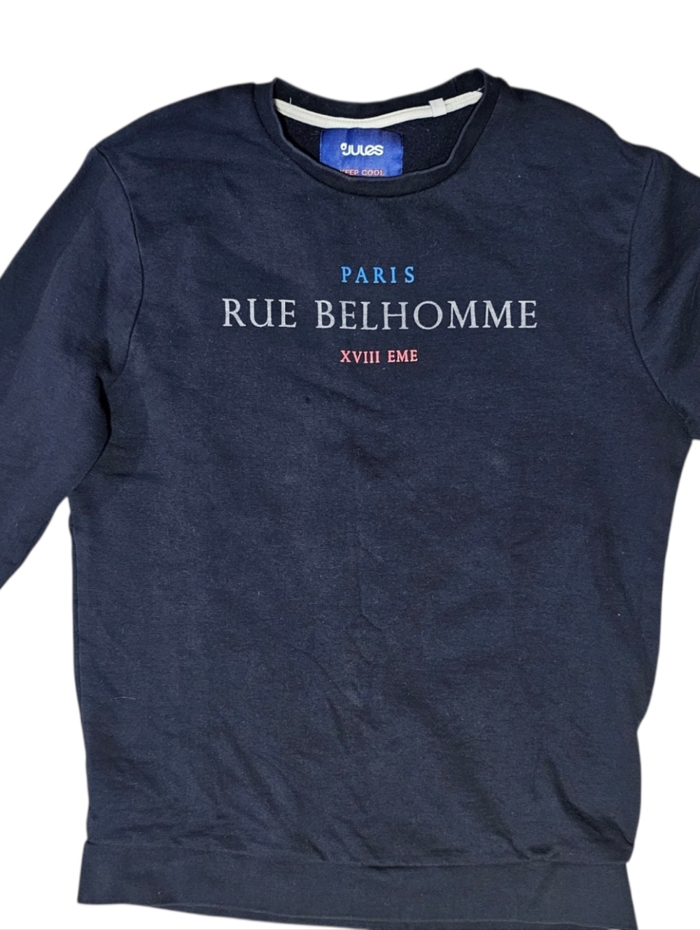 Jules Paris Sweatshirt "Rue Belhomme" Medium